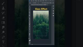 quick Glass effect in photoshop  photoshop tutorial [upl. by Burgwell444]