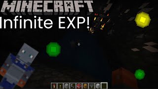 How to make a simple exp farm in Minecraft Bedrock 121 Easy tutorial [upl. by Licht]