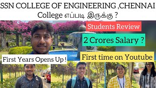 SSN College of Engineeringஎப்படி இருக்குFirst Year Students Review Vlog from SSNDineshprabhu [upl. by Palla]