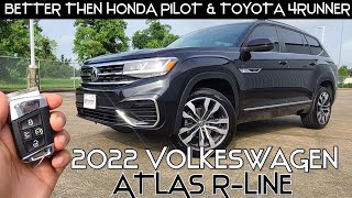 2022 Volkswagen Atlas SEL RLine Start up amp Full Review [upl. by Rolanda636]