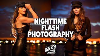 Flash Portraits at Night  Ask David Bergman [upl. by Dorri]