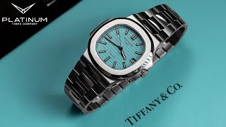 Patek Philippe  Nautilus  57111A018 Tiffany Dial [upl. by Arodoeht694]