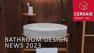 Cersaie 2023 An overview of sanitaryware novelties at the Bologna show Trends in bathroom design [upl. by Eerolam]