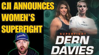 CJI Announces Ffion Davies vs Mackenzie Dern Quick Reaction [upl. by Natsud785]