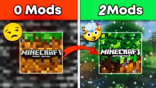 Turning Minecraft Pocket Edition 😎 To Minecraft Java Edition minecraft minecraftmodspe trending [upl. by Aremat785]