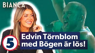 Edvin Törnblom sjunger Bögen är lös live för första gången  BIANCA  Kanal 5 Sverige [upl. by Mathews893]