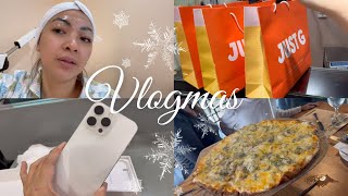 Vlogmas Christmas shopping  new iphone15 [upl. by Leonanie]