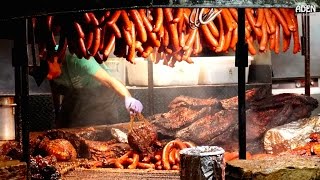 Texas BBQ in Austin  Bigger than Life [upl. by Eeldarb382]