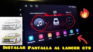 Como🤔instalar pantalla a un 🔥LANCER GTS con sonido ROCKFORD y que si sea compatible⚡️ [upl. by Edwyna]