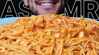 ASMR SPAGHETTI NAPOLI PASTA EATING SOUNDS NO TALKING MUKBANG [upl. by Eslek]