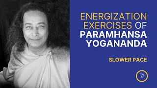 Energization Exercises of Paramhansa Yogananda at a Slower Pace with Melody of Ananda Worldwide [upl. by Ahsitnauq320]