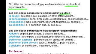 10 Connecteurs Logiques INDISPENSABLES pour mieux parler français [upl. by Garneau]