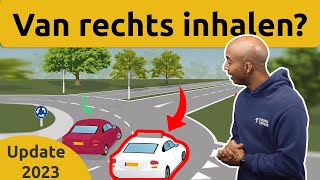 Van rechts inhalen FRUIT CBR Auto theorie 2023 [upl. by Solenne284]