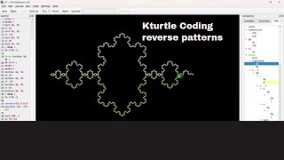 Kturtlerandom pattern reverse  Learn basic coding Kturtle  Coding with Kturtle  Kturtle tutorial [upl. by Ahsieyt]