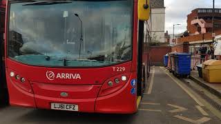 Arriva T229 on my first journey at Waltham Cross 14th January 2019 [upl. by Alonzo]