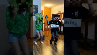 ¡CABEZAS DE MINECRAFT😱 comedia oniichan cosplay minecraft creeper steve origami [upl. by Desiree]