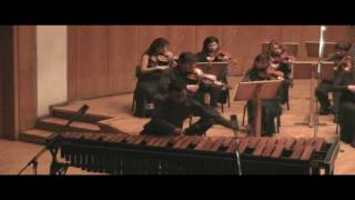 Emmanuel Sejourne Concerto for Marimba 1 mov 2 played by Miroslav Dimov [upl. by Weisler]