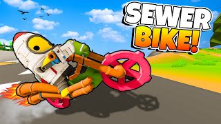 I Unlocked The SECRET Sewer Bike in the NEW Wobbly Life Update [upl. by Seiber]