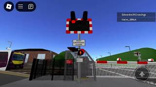 Swinderby Level Crossing Lincolnshire Roblox ft TheRealTrains806UK [upl. by Ettore784]