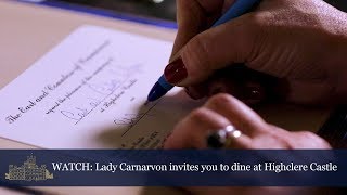 Lady Carnarvon invites you to dine at Highclere Castle [upl. by Sheffie491]