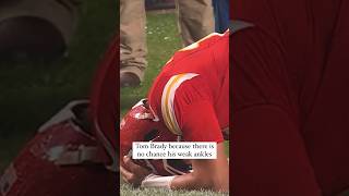 Patrick Mahomes’s ankles won’t allow him to catch Brady shorts nfl chiefs patrickmahomes [upl. by Pierre]