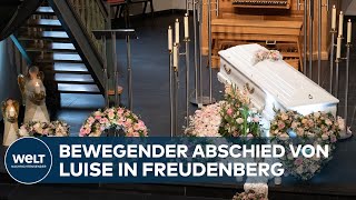 TRÄNEN UND TRAUER Freudenberg steht still  Bewegende Trauerfeier für ermordete Luise [upl. by Coffeng143]