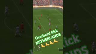 Overhead kick 🦶🦶🦶🥱 FC24 Netherlands VS Scotland [upl. by Richter461]