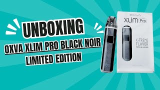 Pod Oxva Xlim Pro Black Noir Limited Edition 30W 1000mAh Authentic by Oxva Tech [upl. by Enidualc385]