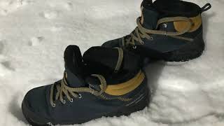 Quechua Snow Hiking Shoes SH100 Review amp Testing On Snow [upl. by Kreit845]