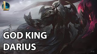 Divine God King Darius vs God King Darius Skins Comparison League of Legends [upl. by Kciredec]