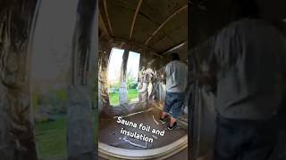 Sauna Foil and insulation timelapse [upl. by Topper]