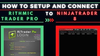 How to Connect Rithmic Trader Pro to Ninjatrader 8 In 2024 Step by Step [upl. by Evelyn]