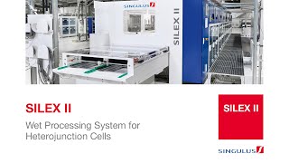 SILEX II  Wet Processing System for Batch Cleaning and Etching for High Performance Solar Cells [upl. by Tedmann259]