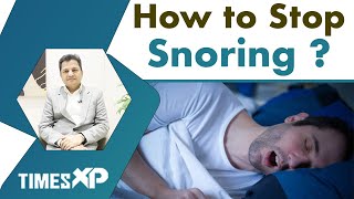 How to get rid of Snoring Problems  TimesXP [upl. by Fenton]