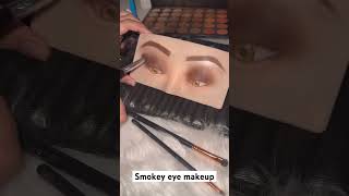 Smokey eye makeup smokeyeye brownsmokeyeye trending viralvideo youtubeshorts tutorial video [upl. by Orimlede760]