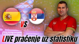 UŽIVO Španija  Srbija ☆ Postave statistika komentar ☆ Liga Nacija LIVE Stream [upl. by Lachish]