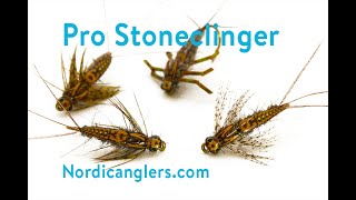 Fly tying quotPro Stoneclinger Nymphquot seatrout flynymph Stepbystep tutorial [upl. by Laen]