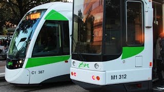 Trams in France  Le Tramway de Nantes [upl. by Leahcimnaes]