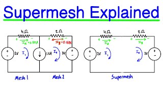 Supermesh Analysis Explained [upl. by Jsandye]