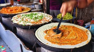 Anand Dosa Mumbai  Indias No1 Dosa Stall  Jini Dosa Recipe  Indian Street Food Recipe [upl. by Ricca230]