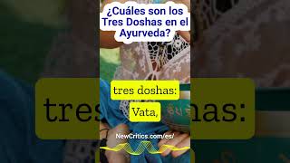 ¿Cuáles son los tres doshas en el ayurveda yoga ayurveda [upl. by Eremahs381]