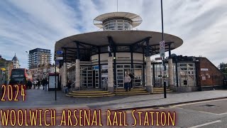 WOOLWICH ARSENAL Rail Station 2024 [upl. by Ackley]