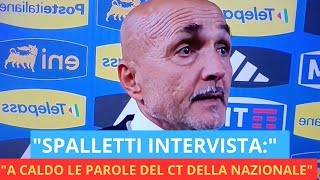 SPALLETTI INTERVISTA POST ITALIA  BELGIO [upl. by Arymat]