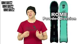 The Rome Powder Division ST Snowboard Review [upl. by Atsirt]