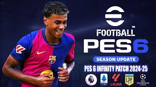 PES 6 The den PATCH 2024  AL ESTILO FC24 ¡NUEVO [upl. by Larochelle]