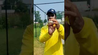 Inswing and Outswing bowling with the help of fingers [upl. by Daahsar]