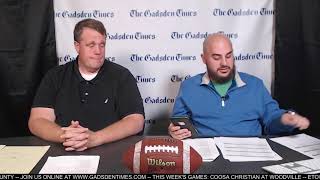 Gadsden Times KICKOFF Show Week 8 [upl. by Etteloiv]