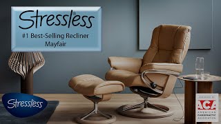 Stressless Mayfair Recliner  1 Best Selling Stressless Recliner by Designer Home Comfort [upl. by Lati459]