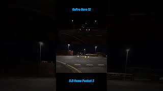 DJI osmo pocket 3 vs GoPro hero 12 black Low light test shorts geartest gearenvy fyp [upl. by Niltyak]