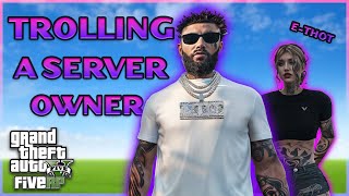 Teaching a GTA RP server owner a lesson [upl. by Ahsai]